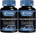 wellness LABSRX Resveratrol 1000mg Capsules - 240 伯爵 - 日本 Knotweed 提取 Resveratrol - 包2