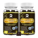 黑籽油与海 莫斯古米,2Pack 爱尔兰海 莫斯古米与黑籽油, Ashwagandha 提取, 长老莓, 涡轮, 维生素C, 维生素D3 - 免疫支持, 联合, 文摘, 毛发和皮肤