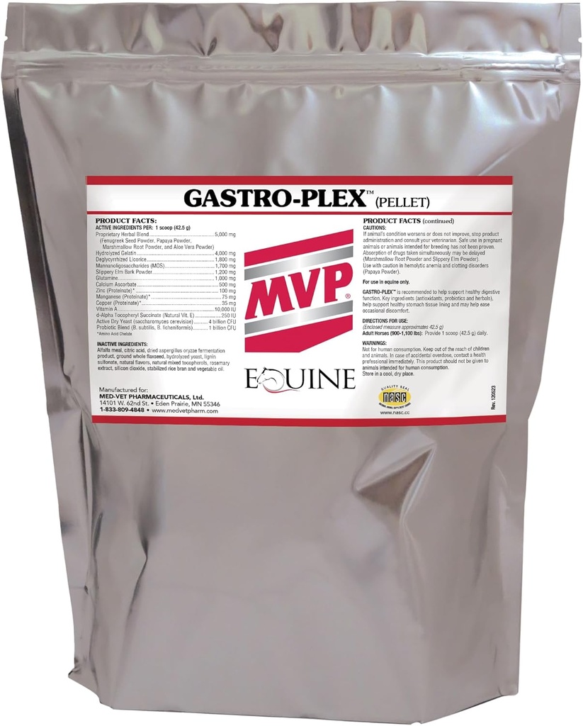 Gastro-Plex (6 lb) 支持马的Gut健康与Hindgut文摘