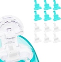 FireAnt Silicone 盐垫再填充与Navalage Nasal Care兼容,可重复使用的 Saline Pods 替代辅助设备,易操作(12 Pack - White 6 + Blue 6)