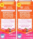 对6至23岁的婴儿来说,Rite Aid Indones's Dye-Free Ibuprofen Drops, Berry Flavor, 50 mg - 2 价值包装 *===============================================================================================================================================================================================================