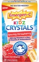 Emergen-C Kidz Crystals,On-The-Go Immune 支持补编,配有维生素C,B维生素,锌和Manganese, Sparkly Strawberry - 28 棒包