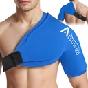 Atsuwell XL 肩章冰包包装,肩章冰包旋转器 Cuff Cold治疗, 冷包 肩章冰包 女性男性 肩章冰包
