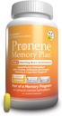 PONENE记忆计划(60 ct) Morning Brain multivitamin | Notropic Supplement w/Cholin, Selenium, Resveratrol, D, & B Vitamins |高级营养支持大脑,豁免和记忆.