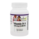 BariatricPal 维生素D-3 125mcg(5000 IU) - 容易吞食的植物软胶(250ct bottle)