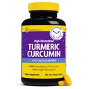InnovixLabs Turmeric Curcumin with Black Pepper 提取器 - 高吸附性 Turmeric 和 Curcumin 补充器件 BioPerine, C3 减量和 Curcumin C3 复合器 - 100 时间释放片