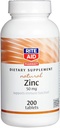 Rite Aid Natural Zinc, 50 mg, 200 片 - 支持Immune函数 - 锌补充剂 - 维生素补充剂 - 天然锌补充剂 - 抗氧化剂健康的基本矿物 - 易向吞