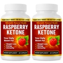 Raspberry Ketone Capsules,全自然配方,可能支持主动健康生活方式,1000毫克补充剂,120个Capsules(非Vegan),4个月供应,Vegan Raspberry Ketone,非转基因生物