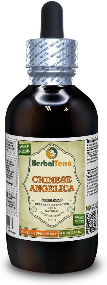 安杰利卡中文(Angelica Sinensis) 丁香,有机干根液体提取物(Brand name:Herbalterra, Proudly made in USA) 4 fl.oz(120 ml)  Organic香(英语: