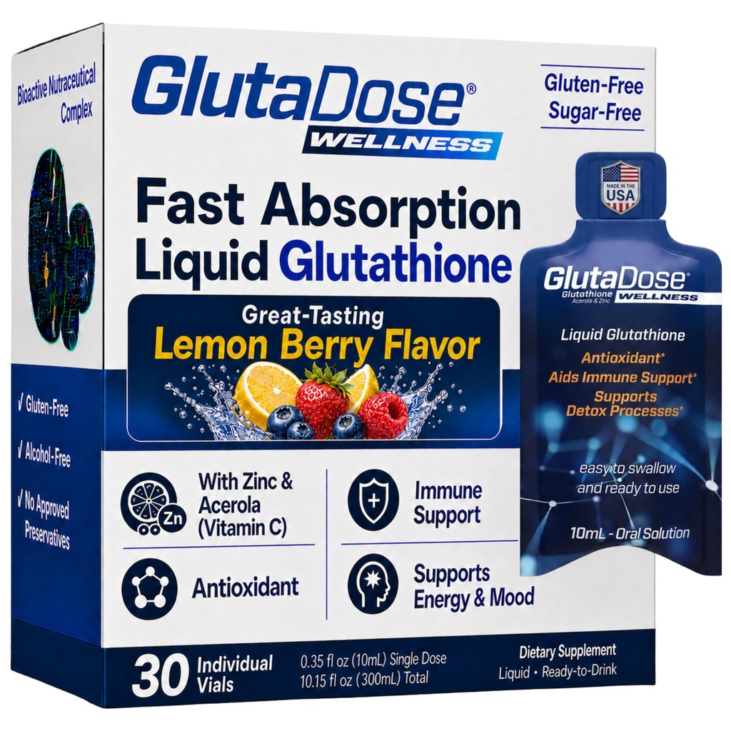 液态胶体补充剂,Lemon Berry Flavoried Acerola Energy Booster w/Zinc,每日维生素和矿物,零糖配方,成人每日自动免疫支持,0.34 flez,包装30