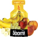 Boom 营养能源Gel - 水果味能源Gels - 工作能源Gel - 循环能源Gel - 运行能源Gel - 自然能源Gel - 香蕉桃(24包)