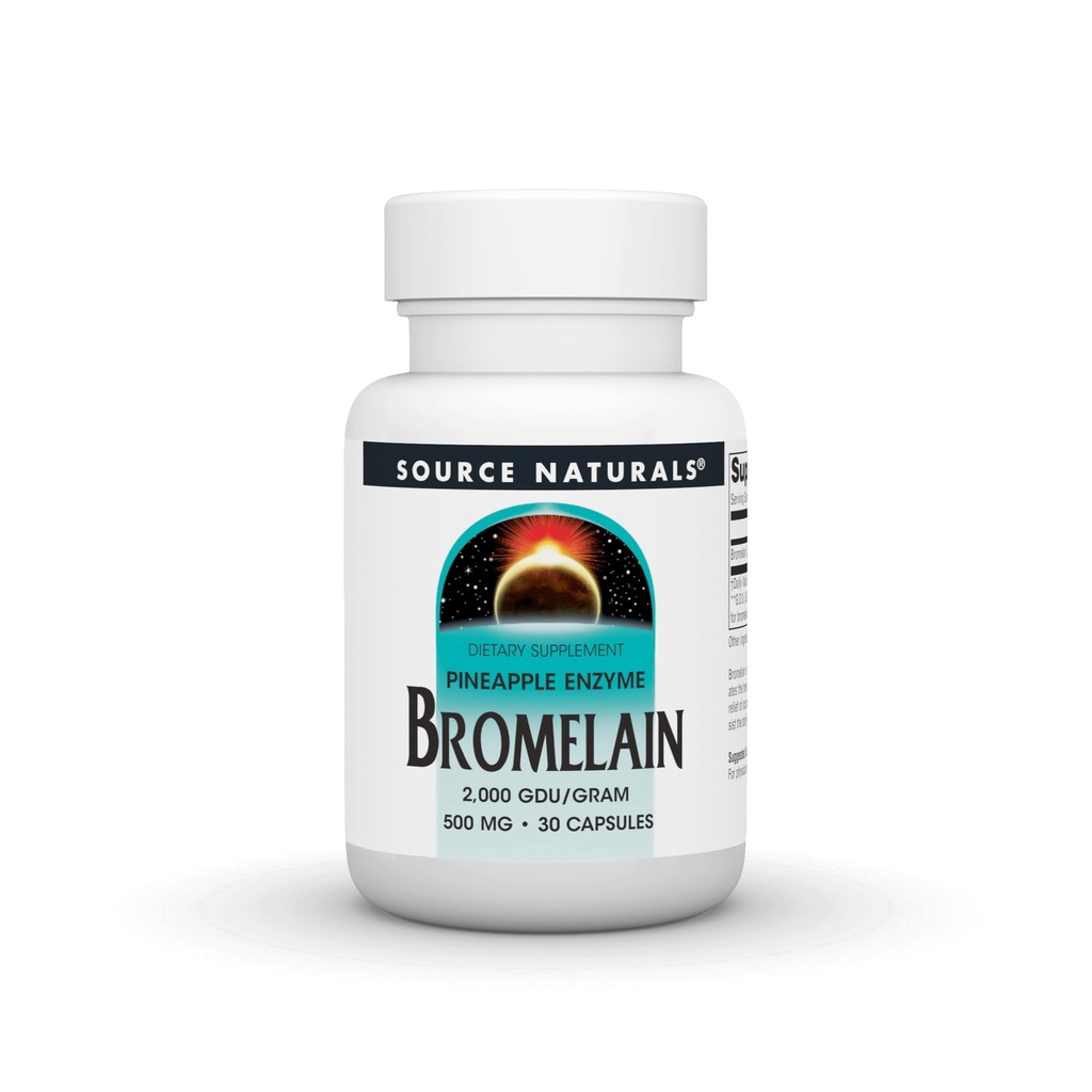 资料来源:Pineapple Enzyme Bromelain - 2 000 GDU/GRAM - 500mg - 30 Capsules