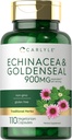 Carlyle Echinacea Goldenseal Capsules 110 伯爵 =900 mg = 蔬菜,非GMO, Gluten Free
