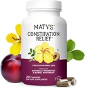 Matys 便秘救护罩,植物学 草药拉萨救护罩,促进平滑的鲍尔运动和古特健康,为成人和孩子提供安全和有效 12年以上,20个蔬菜护护罩