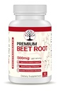 Beet Root Capsules - Premium Organic Beetroot Powder - Nitric Oxide 补充 - 心脏健康,流通和 Stamina 支持 - 非GMO - 60 Vegan Capsules
