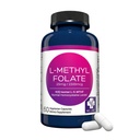 MD 生命L-甲基乙二醇 2.5 mg 补充 - 专业-格氏活性L Methylfolate 补充 - 60 Capsules - L-Methylfolate 2.5mg - 最大概率 MTHFR W/基本氨基酸