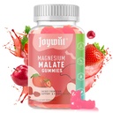 具有L-Theanine、CoQ10和维生素B6的Magnesium Malate Gummys 1000mg 的Magnesium Malate与L-Theannine、CoQ10和Vitamin B6 的高发性应激反应和肌肉支持 + N-GMO、Vegan、Gluten-Free → 60 Chewable