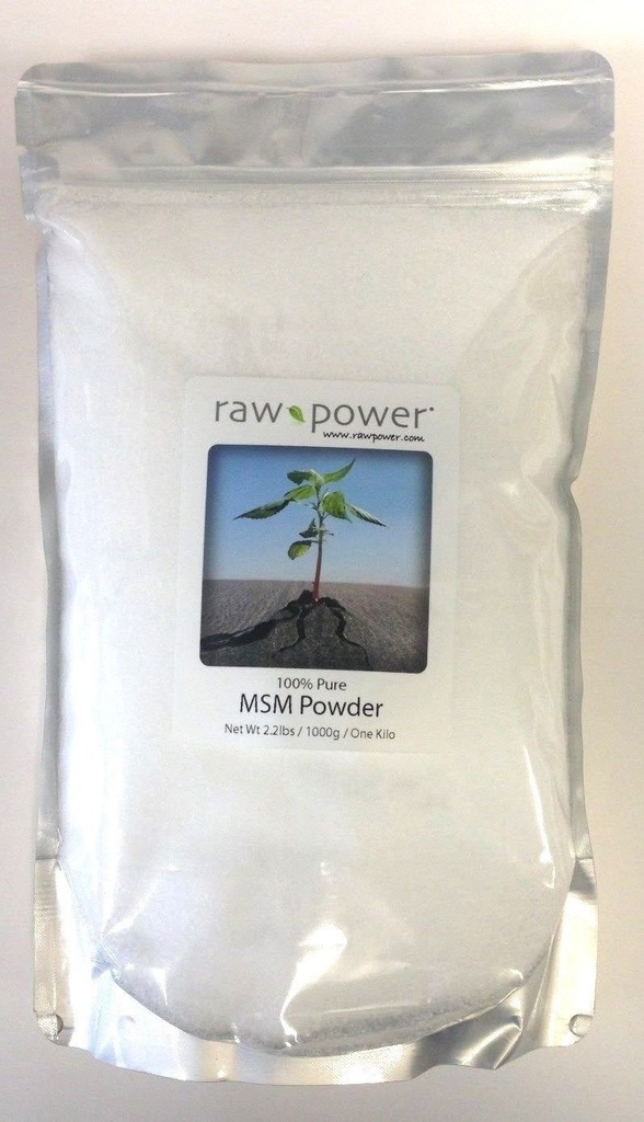 原动力MSM粉,100%纯(ONE KILO/2.2lbs/1000g,美国制造)