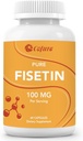 Fisetin 补充品,100毫克天然生物活性氟化物,真品98%纯度,老化支持,非GMO,无Gluten,60卡普尔,60个服务