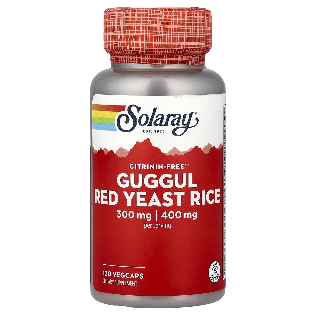 索拉莱-Guggul & Red Yeast Rice, 120个胶囊