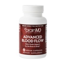 BRAINMD 高级血液流 - 60 Vegan Capsules - Nitric Oxide 支持大脑和身体 - Gluten Free - 30 services