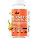 装有95%Crucuminoids、最高概率、非GMOs、Gluten Free、1500毫克Ultra-PureTurmeric Crucumin和生物Perine用于强化吸收、30种可使用的Veggie Capsules