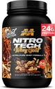 MuscleTech Whei蛋白粉(Chocolate Palentus Butter, 2LB) - Nitro-Tech Whey 蛋白质隔膜平滑混合剂,用于Lean Muscle & Fast Recovery - 24g的Whey金质蛋白供女性和男性使用 - Gluten-Free