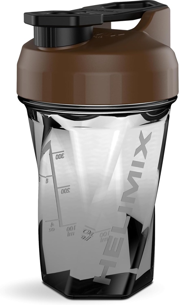 HELIMIX 1.5 Vortex Blender 摇摆瓶握住20oz |无摇摆球或Whisk |美国制造 |便携式预工作 Whei 蛋白质饮料摇摆杯 |混合鸡尾酒摇摆 |顶安全