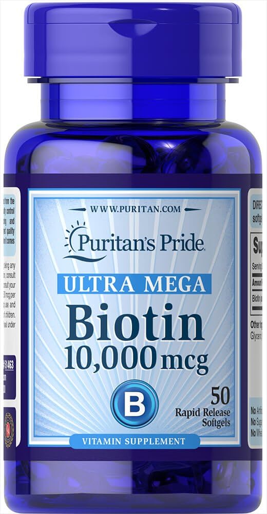 清教徒的荣耀 超大生物素 1000 McG 50 计数