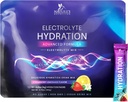 电解液 水解包 - Keto Recovery Powder with Potasium, Magnesium, Sodium, Zinc & Vitamin C, 无糖, 水解电解液 饮料混合, Vegan, 草莓柠檬 (32 Pack)