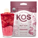 KOS 有机甜菜根粉, USDA 认证 - 基于超级食品厂的甜菜原料 用于 Stamina 增殖,流通 - 非 GMO, Soy & Gluten - Free, 50 services Bag