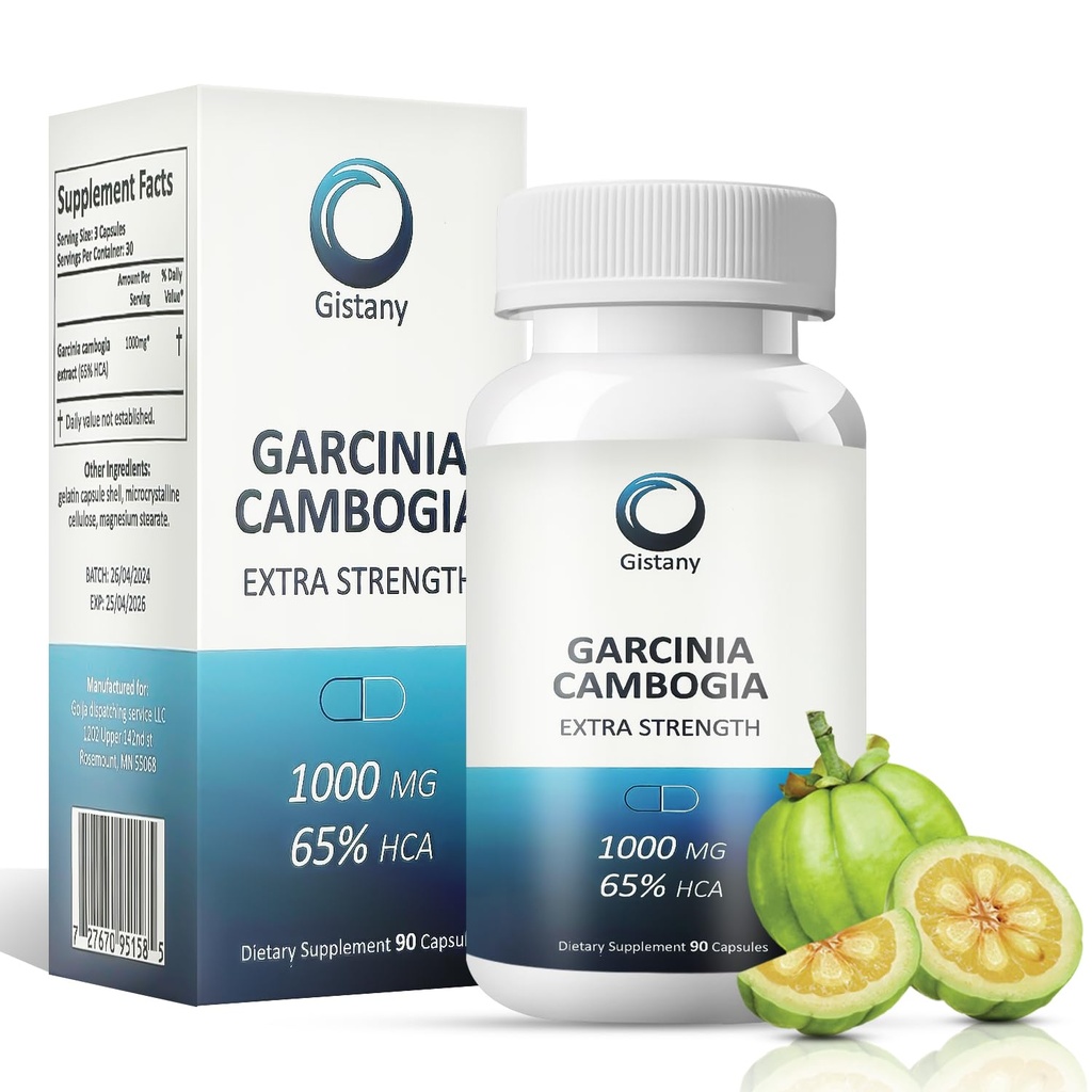 超强 65% HCA 纯 Garcinia ambogia 天然减重药丸,控制男女体重的胃口药丸补充剂