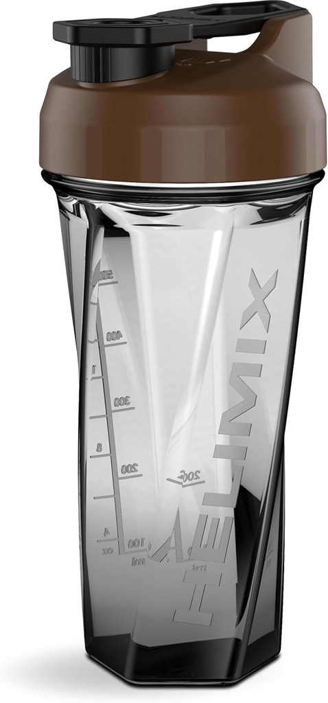 HELIMIX 2.0 Vortex Blender 摇摆瓶 握着最多28oz $Q 无摇摆球 或 Whisk $Q USA 制造 → Portable Pre Workout Whei 蛋白质饮料摇摆杯 → Mixes Cocktails splikes → Top Rack Safe