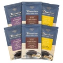 Teeccino Prebiotic SuperBoostTM 草药咖啡标本 - 6 试-Size Packets - 暗巧克力,芒果柠檬,Macadamia Nut - Prebiotic,无咖啡因,地咖啡替代品促进良好脂肪健康