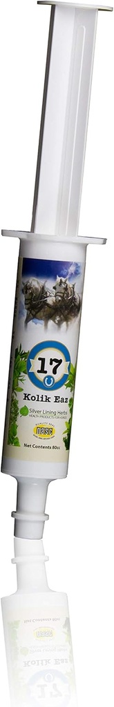 Silver Lining Herbs Collic Eaz - 拯救马的黄和坏文摘 - 改善马的口腔健康和回归正常的胃肠切除 - 80cc粘贴