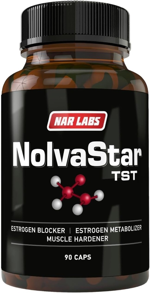 NolvaStar 雌激素屏蔽器 天然DIM 钙-D-葡萄糖 Avena Sativa | Chrysin | 90 Capsules
