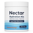 Nectar 糖无电解质粉 - 有机果实无糖或卡路里 - 脱水缓解和快速补液的水化粉 - Keto和Paleo(橙40 服务塔)