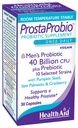 ProstaProbio男子日报 Probio – 10 Strains 配有Prebiotic,南瓜种子,Saw Palmetto & Cranberry + 30 配有前列腺和尿液健康支持的每日一次蔬菜卡普苏莱斯