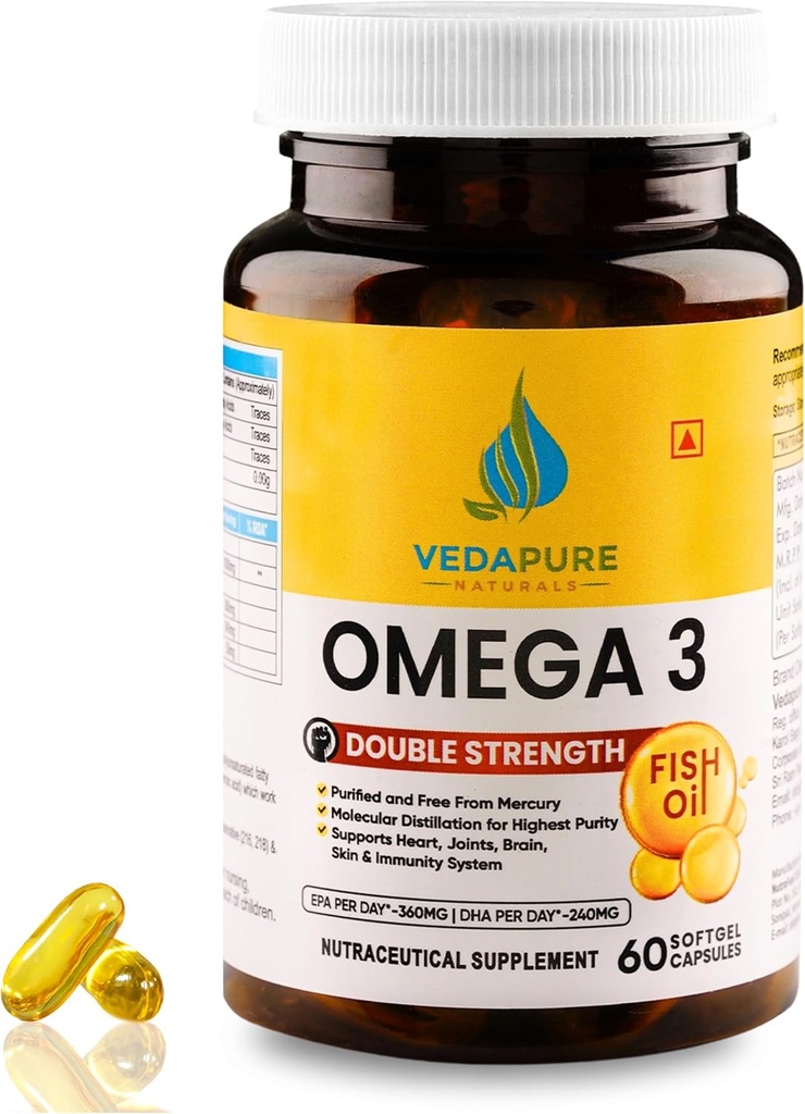 VEDAPURE Omega 3 鱼油盖