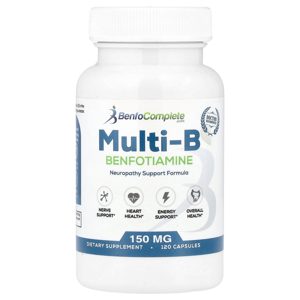 Benfotiamine Inc,多B神经病支持公式,150毫克,120卡普尔(1)