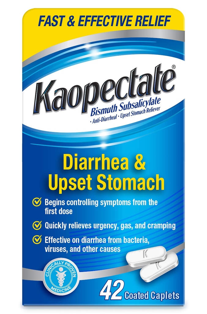 Kaopectate 抗痢疾和破胃解脱器, 42个卡片