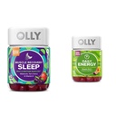 OLLY 肌肉复苏 睡眠胶片 睡眠和酸性肌肉支持 3mg Melatonin, Tart Cherry & Daily Energy Gummy, Cafeine Free, Vitamin B12, CoQ10, Goji Berry, 成人厨师补充品