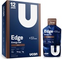 UCAN Edge Energy Gel Shots, Mocha + Cafeine(12,2 Ounce Packets)用于跑步,训练,健身,健身,自行车,Crossfit QQ无糖,Vegan, & Keto友好能源