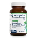 基因组学 SpectraZyme Betaine HCI + Pepsin - 在文摘中支持胃健康与艾滋病* - 与Betaine HCl & Pepsin - 蛋白质消化酶 * - 非GMO - 45 服务 - 90 片