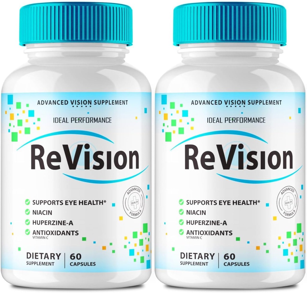 EDISTL PERFORMANCE(2 Pack) 修订眼药丸 高级视觉2.0 眼护理 复合维生素卡普尔 Pro(120 Capsules)