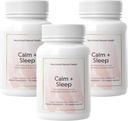 与Ashwagandha、Chamomile、Tart Cherry 提取器、Passionflower、L-theanine、 & Magnesium合作,