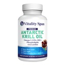 Krill Omega 3 Astaxanthin Choline DHA EPA,高级吸收、超强、无鱼油余味、重金属试验、小尺寸软胶,500毫克