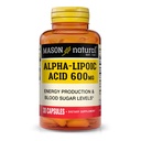 MASON NATURAL Alpha Lipoic Acid 600mg / service, Gluten Free ALA 补编, 30页