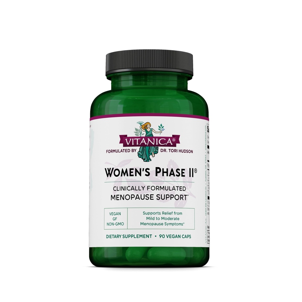 维塔尼察妇女第二阶段,更年期支助,Vegan,90 Capsules