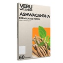 Veru Wellness Ashwagandha Patch -- -- 压力救济、自然摩擦支助、压力、能量和焦点支助补丁(60个计数)